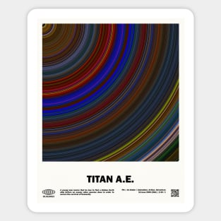 minimal_Titan A.E. Abstract Circular Movie Sticker